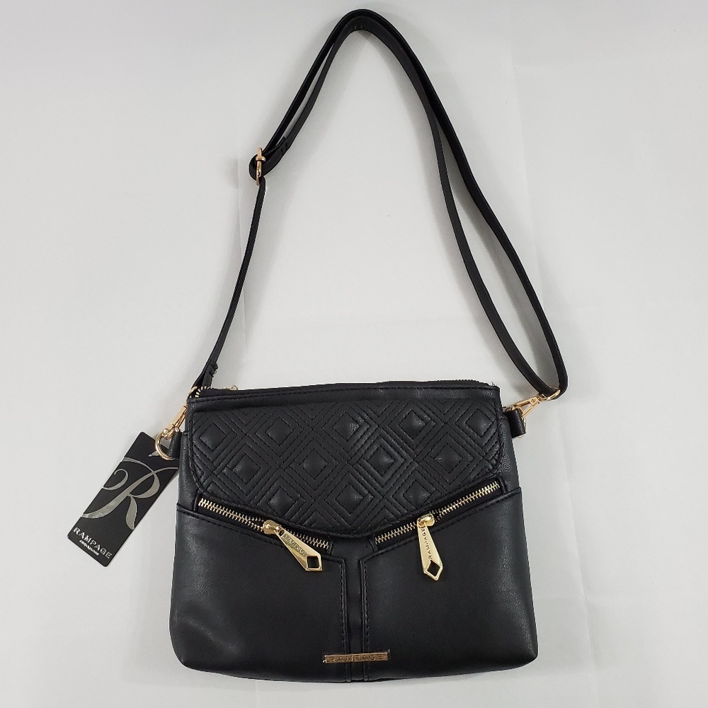 RAMPAGE Crossbody, Black NWT